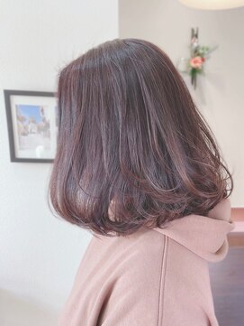 プライベート ヘアサロン カオ(private hair salon kao) 前下がりbobがパーマで華やかに！