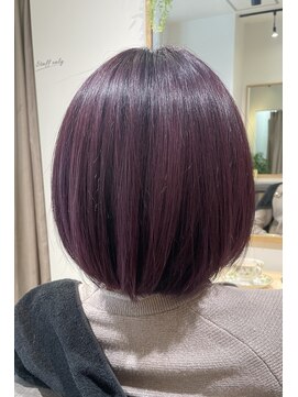 ベルヘアー(Bell hair) ピンクバイオレットカラー