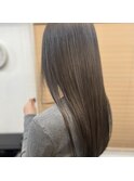 髪質改善×美髪×ダークアッシュ×酸性ストレート