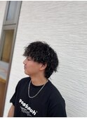 波巻きツイスパMIXパーマ