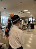 体育祭ヘア