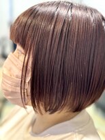ヤサシイサロン(YASASHII SALON)&nbsp;ピンクベージュ×ミニボブ