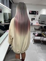 キング 高槻(K!ng)&nbsp;ハイライトカラーミルクティーベージュケアブリーチダブルカラー