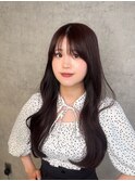 【ガーリーヘア】ピンクブラウン×重ためゆふるわスタイル