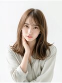 大人の秋のミディアムレイヤー
