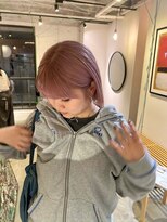 ルーム(Loom.)&nbsp;ハイトーンボブぱっつん前髪ボブミニボブ切りっぱなしボブ