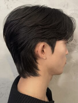 ノラ ヘアーサロン(NORA HAIR SALON) 韓国リーフカットシースルーマッシュ黒髪マッシュカルマパーマ