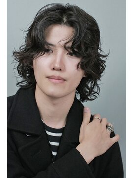 アドール(ADOR) グランジパーマ×サーフカール×センターパート