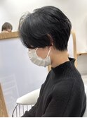 20代30代大人可愛い黒髪マッシュショート