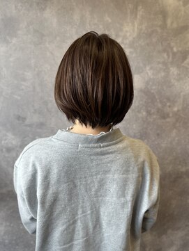 ザ ラブズ ラフズ ヘアー 本店(the loves laughs hair) ショートボブ/ナチュラルブラウン