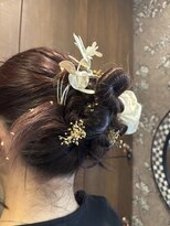 アクロス ヘアー デザイン 蒲田東口(across hairdesign) アレンジシニヨン