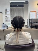 お呼ばれアレンジ ツインアレンジ