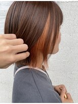アイル(AILU) イヤリングカラー×ボブ