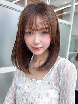 アフロートフクオカ(AFLOAT FUKUOKA) 【AFLOAT福岡】大人かわいい艶カラー