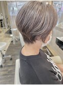 白髪ぼかしハイライト