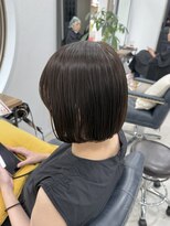 クラン 六甲道(Chlan)&nbsp;ナチュラルブラウン×ミニボブ