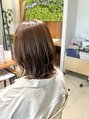 パライソ 竜美丘店(PARAISO) 軽やかなレイヤーボブ!明るめのベージュカラーで柔らかい印象に