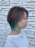 くびれショート×イヤリングカラー