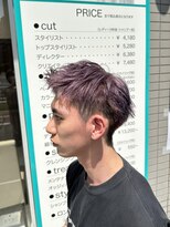 アッシュ 川崎店(Ash)&nbsp;アップバングショート／パープルシルバー