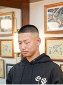 buzzカットハイスキンフェード