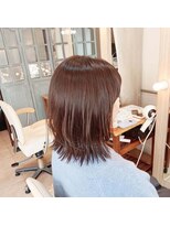 ディンプル 越谷駅前(DiMPlE)&nbsp;大人パッツンボブ×ベージュカラー