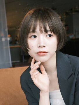 ピークアブー 原宿ハラカド(PEEK-A-BOO) くせ毛癖毛多毛ショートボブ小顔顔周りレイヤーマッシュ