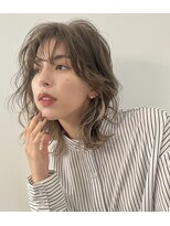 ハク 箕面店(haku.) ミディアムレイヤーハイライト