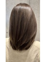ラブクロムトーキョー オモテサンドウ(LOVECHROME OMOTESANDO) 【大人のイメチェン】ピンクベージュ,前髪、ミディアムレイヤー