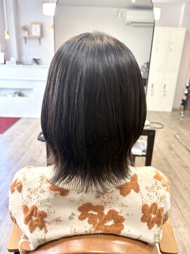 クート 北浦和(ku-to) 癖を活かしたレイヤーボブ