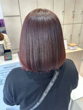 ヴァネッサ(VANESSA) 水素カラーピンクブラウン×髪質改善トリートメント鶴見渡辺りん