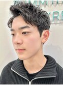 フェザーカットナチュラルアップバング刈り上げイケメン/本厚木