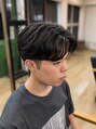 ヘアーサロン リアン 鴻巣店(hair salon Rien)&nbsp;センターパート/刈り上げ/ニュアンスパーマ
