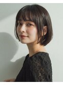 ボブ×20代30代40代×ヘイリーボブ×チョコレートブラウン