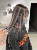 韓国オルチャンレイヤーカットシースルーバングハッシュカット