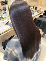 アッシュ 仙川店(Ash)&nbsp;艶髪ボルドーブラウン深みレッド秋冬カラー髪質改善レイヤー