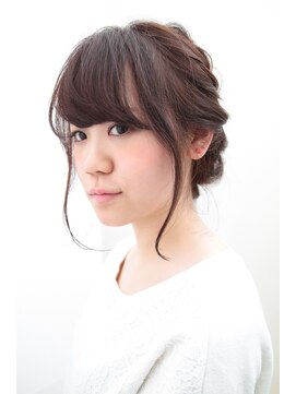アルティコアナチュール(ALTI COR NATURE) 簡単編み込みまとめアレンジ/30代40代50代札幌駅美容室