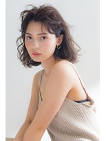 エニイ(ANY) ラベンダーベージュ×抜け感ウェーブ
