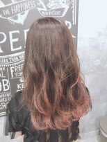 ルーツ(Root)&nbsp;お客様スタイル　　ピンク　バレイヤージュ