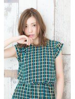 アリエス美容室南富山店&nbsp;【Aries南富山/富山市】大人ナチュラルミディアム　ゆるウェーブ