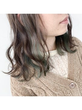 テクライズ 豊橋店(TECHRISE) インナーカラーフォレストグリーン☆