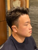 プレミアムバーバー 目黒店(PREMIUM BARBER produce by HIRO GINZA) 爽やかワイルドパーマスタイル