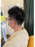 ツーブロックなし ツイストパーマ