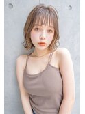 sungoose　ショートボブニュアンスカラーセンターパート