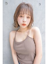サングース(Sungoose) sungoose　ショートボブニュアンスカラーセンターパート