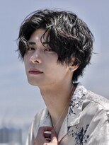 クロムトウキョウ ザ バーバー ネオン 新宿店(CHROM TOKYO the Barber ne/on)&nbsp;韓流センターパートツーブロックツイストスパイラルパーマ