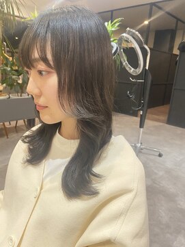 ナンバー(number+) 【艶感★オルチャンヘア】韓国ヘアくびれ大人可愛いカール小顔