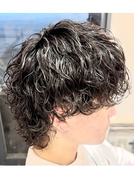 ヘアーショップケイ(HAIR SHOP K.) マッシュウルフ×波巻きパーマ
