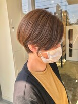 サンタフェ 岐阜島店(Santa'Fe) 30代40代50代/白髪ぼかし/脱白髪染め/ショート/ライトベージュ