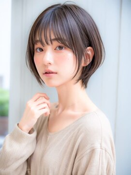 ラベスト キョウト(LOVEST) 深みを感じるブラウンと収まるショート○30代40代○
