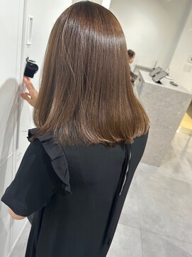 ノウハウ キョウト(KNOWHOW kyoto) まろやかベージュ/艶髪ストレート